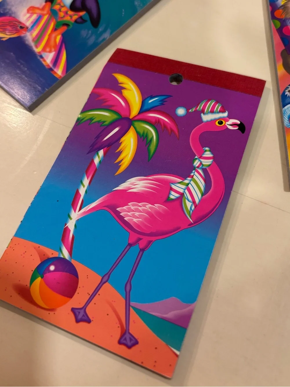 RARE 1987 Lisa Frank Designer Collection Mini Notepads Koala Flamingo Penguin